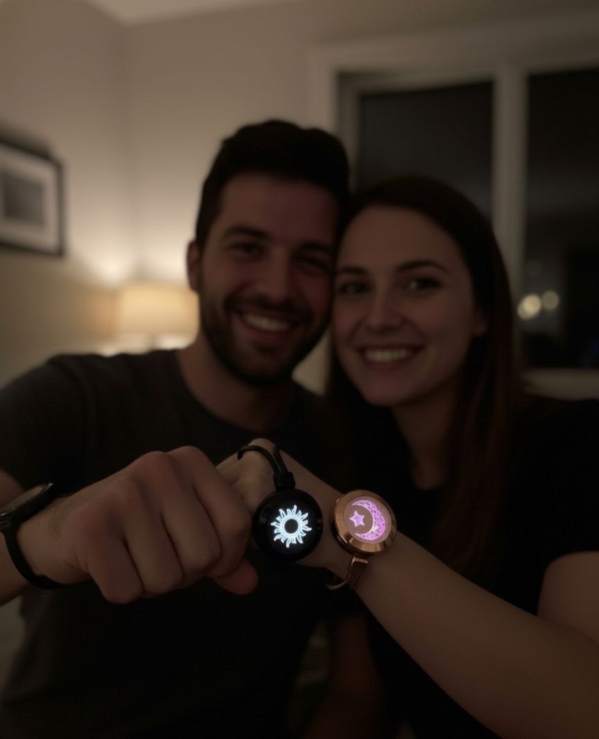 Eternal Bond  Sun & Moon Couple Chain Bracelets – His & Hers Matching Set